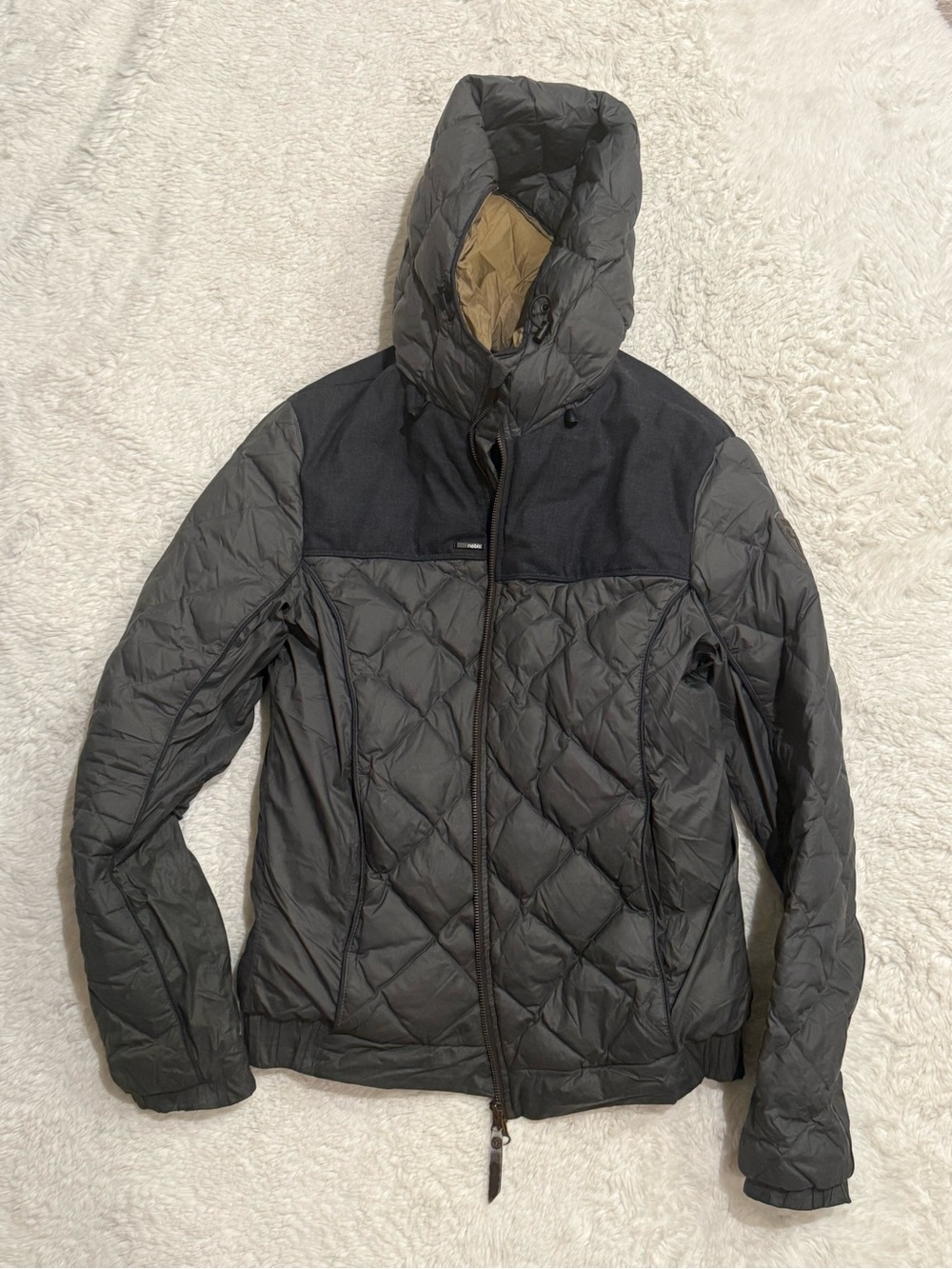 Nobis Men's Quilted Hooded Jacket - Dark Green